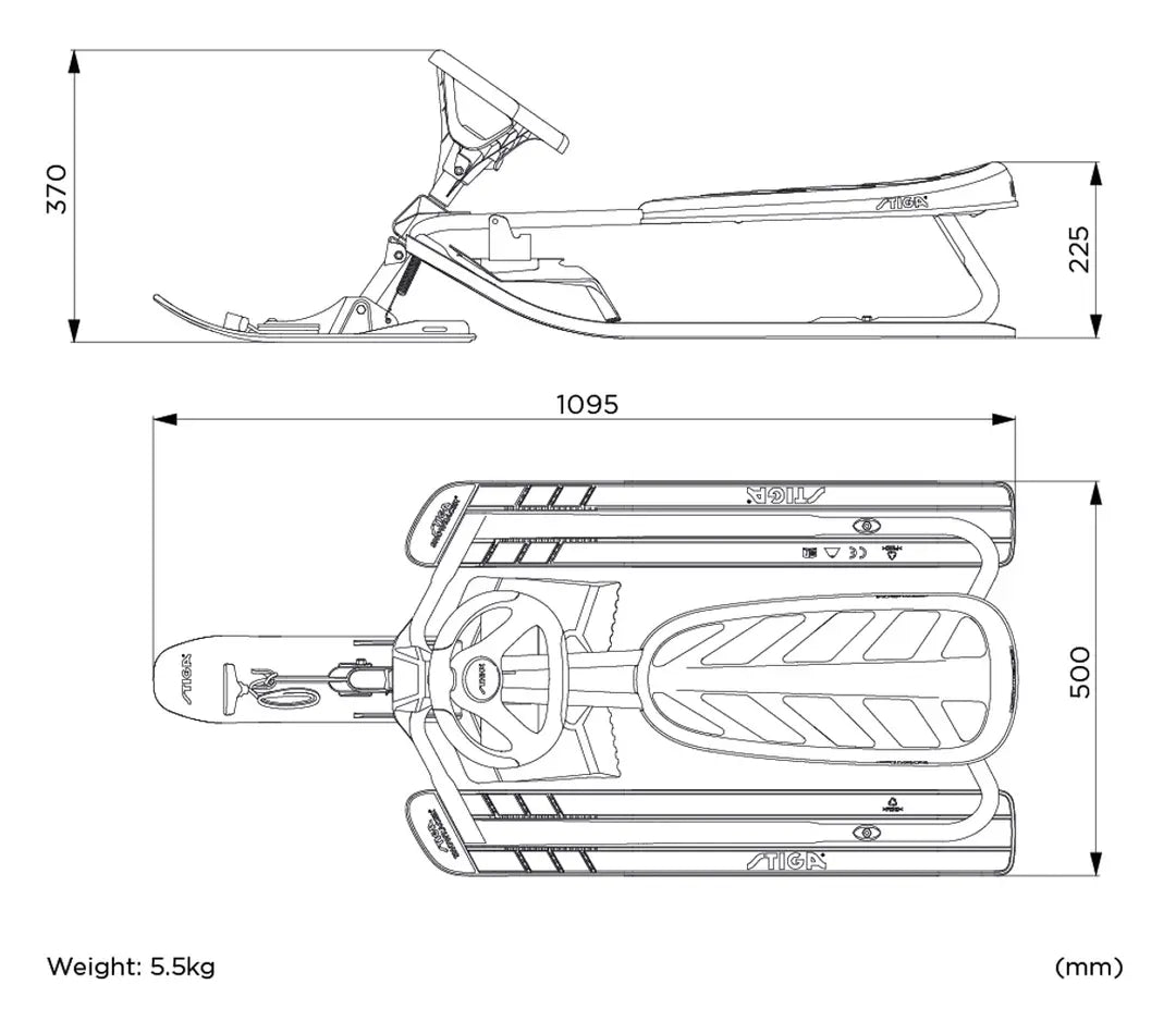 Stiga - SnowRacer ICONIC