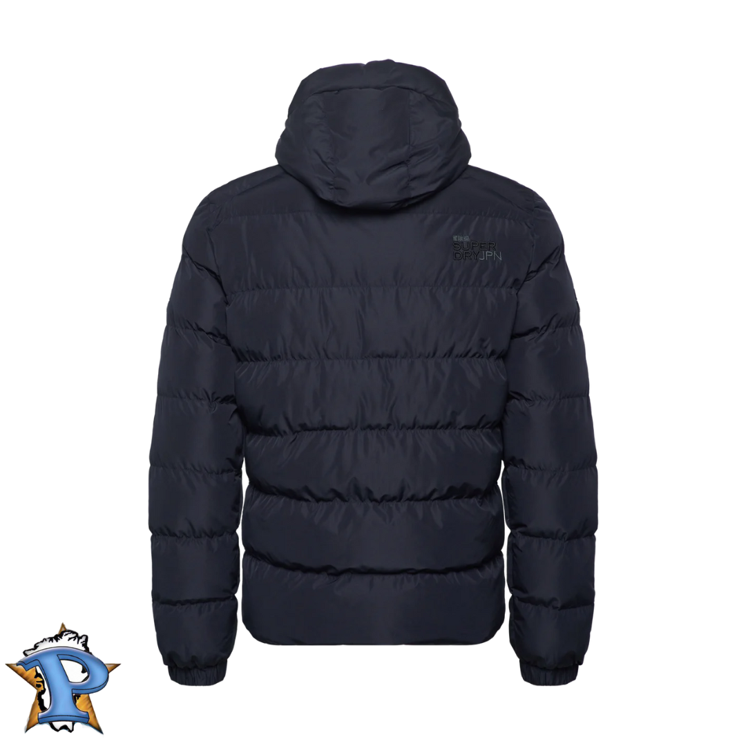 Hooded Sports Puffer Jacket (M)