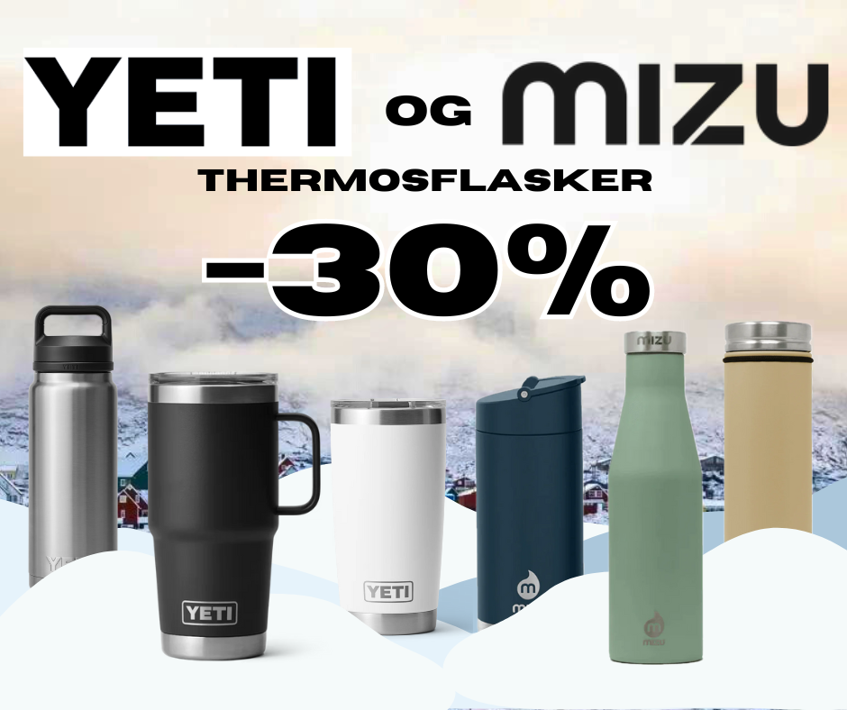 Thermal bottles -30% Mizu &amp; Yeti