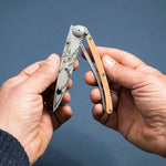 Deejo Serrated Titanium Deer