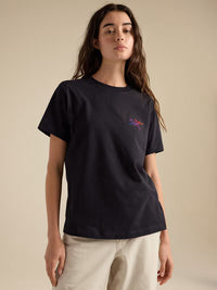 Kragg Cotton Little Bird Crew Shirt SS (W)
