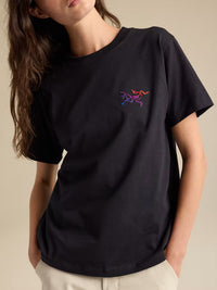 Kragg Cotton Little Bird Crew Shirt SS (W)