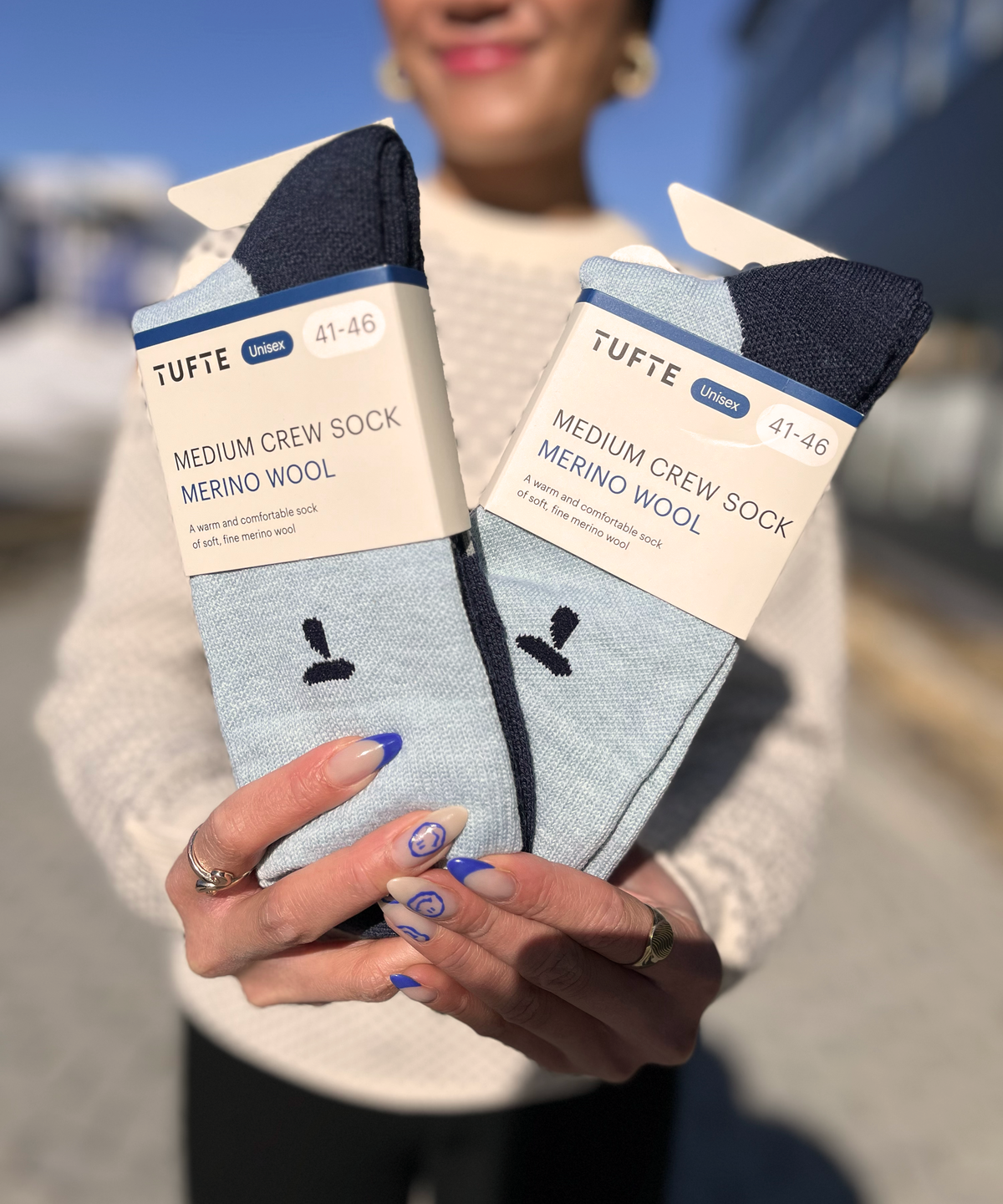 Merino Medium Crew Socks (UV)