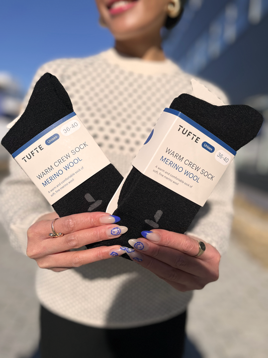 Merino Warm Crew Socks (UV)