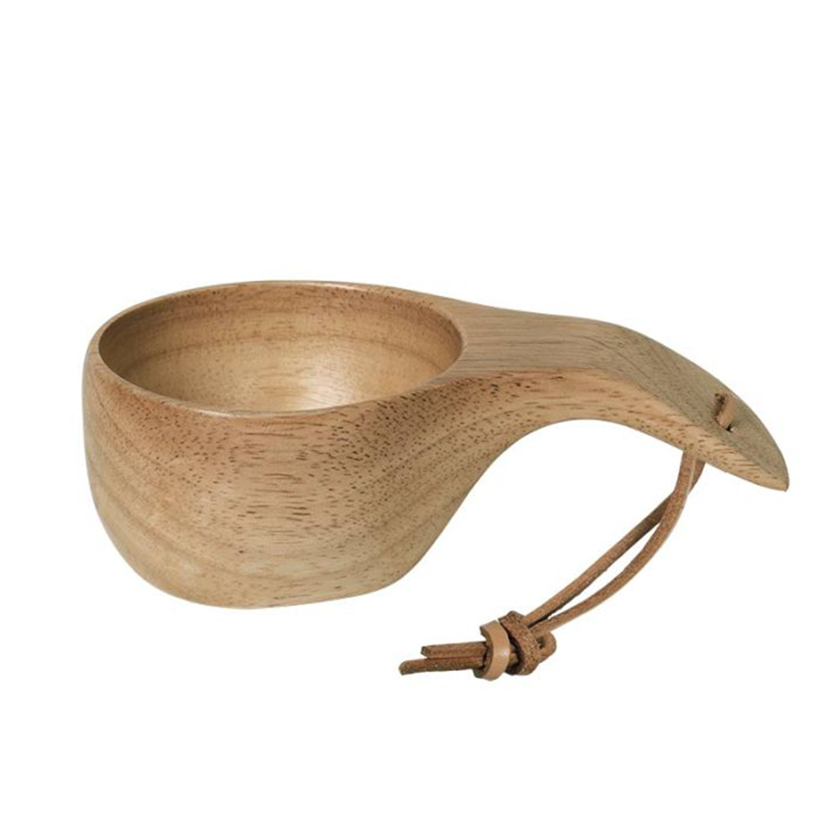 Wooden Cup w/Rope