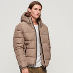 Hooded Sports Puffer Jacket (M)