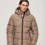 Hooded Sports Puffer Jacket (M)