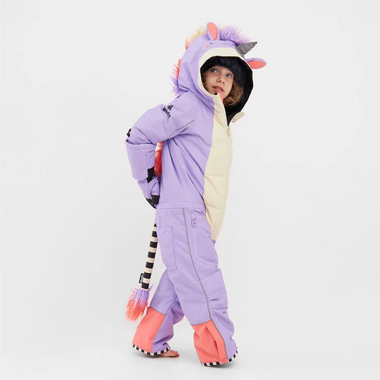 UNIDO Lila Unicorn Snowsuit (G)