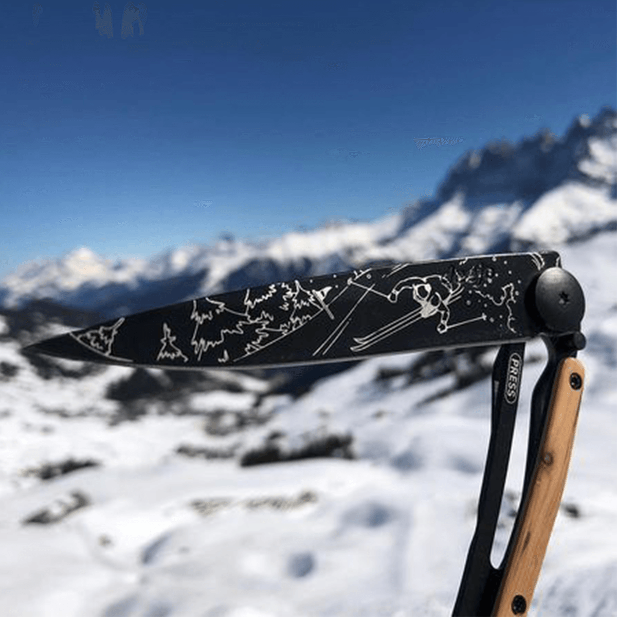 Deejo Pocket Knife JuniperW Ski - pikkorisport