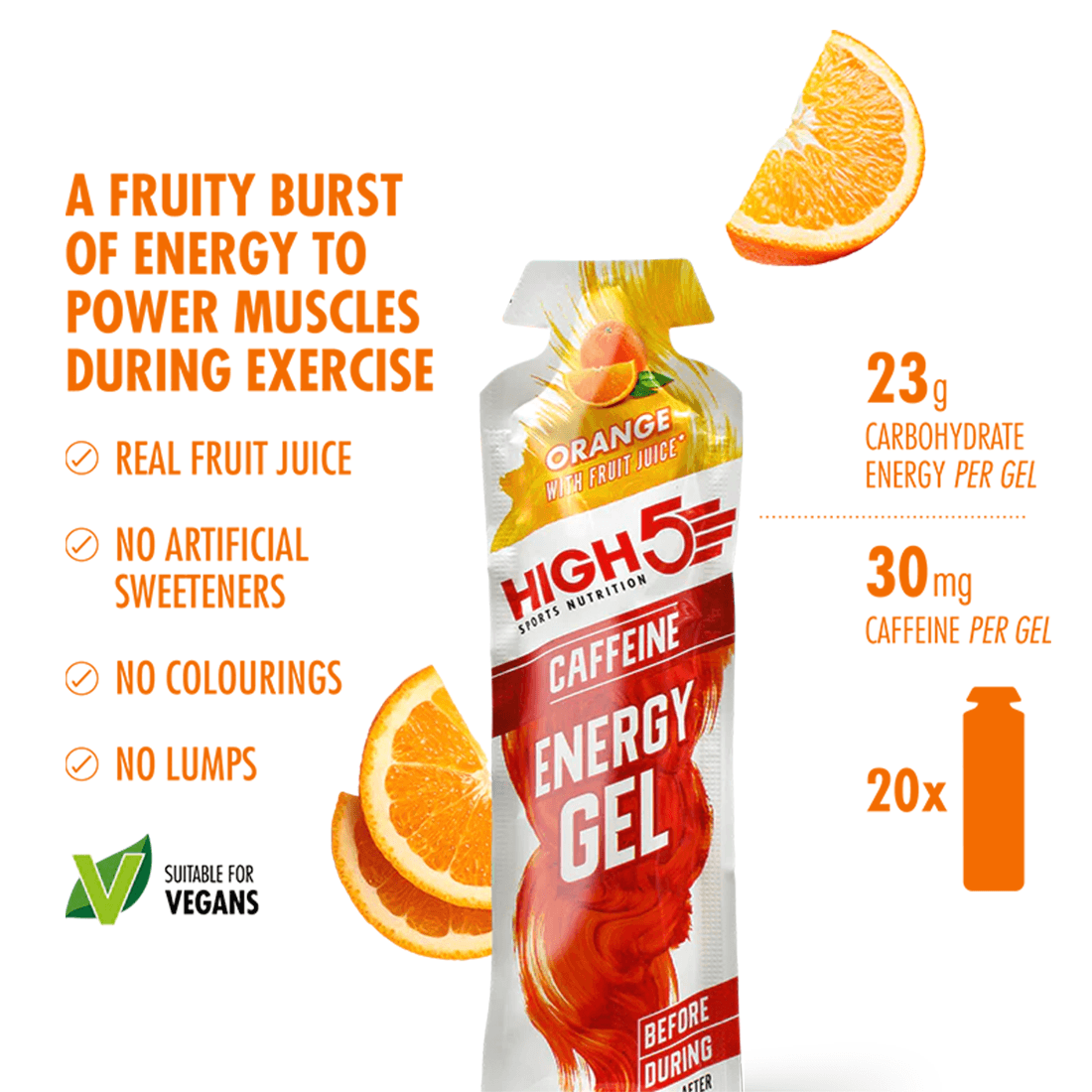 High5 - Energy Gel Caffein - pikkorisport