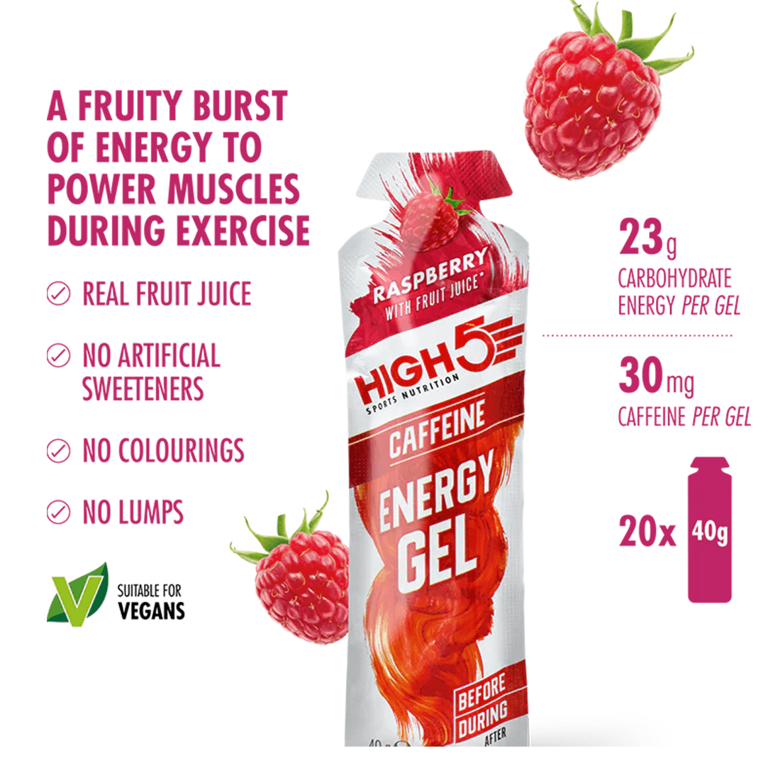 High5 - Energy Gel Caffein - pikkorisport